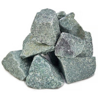 Камень для бани Жадеит колотый мелкий, м/р Хакасия (коробка), 10 кг (Хакасинтерсервис)