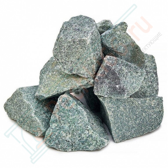 Камень для бани Жадеит колотый мелкий, м/р Хакасия (коробка), 10 кг в Сургуте