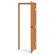 Дверь стеклянная для сауны и бани, бронза, коробка кедр 1900х700 (Sawo) 730-3SGD в Сургуте