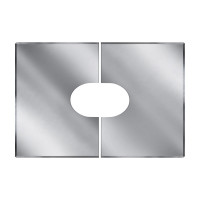 Фланец разрезной 33/45º без изол 720х964 на трубу V50R (AISI-304/0,5) d-120/220 (Вулкан)