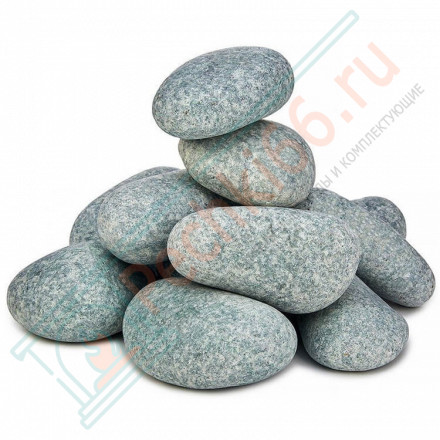 Камень для бани Жадеит шлифованный мелкий, м/р Хакасия (коробка), 10 кг (Хакасинтерсервис)