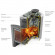 Печь для бани Гейзер Мини 2016 Carbon ДН ЗК антрацит (T.M.F) до 12 м3 в Сургуте