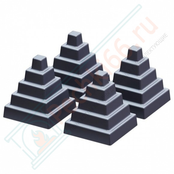 Комплект чугунного заряда (пирамиды) 4 шт, 4 кг (ТехноЛит) в Сургуте