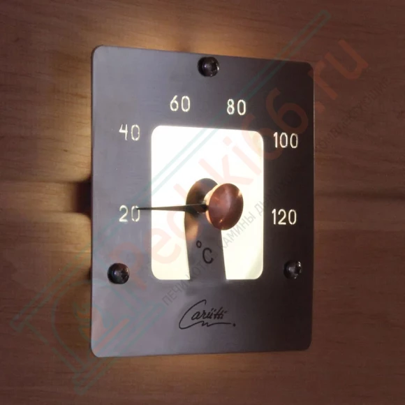 Термометр для сауны Cariitti SQ нерж. сталь, требуется 1 оптоволокно D=2-4 мм