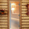 Дверь для бани и сауны Престиж прозрачная, 1900х700 по коробке (DoorWood)