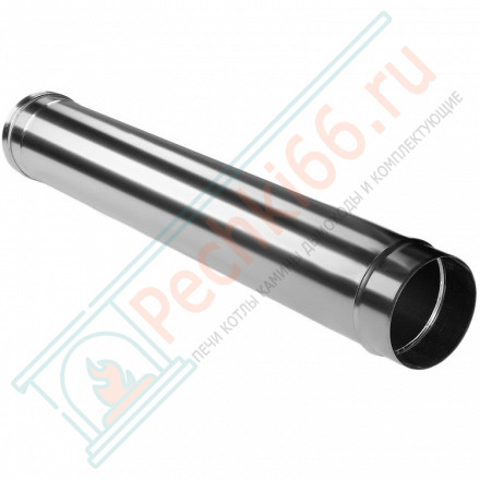 Труба прямая L=1000 без изол (НЕРЖ-321/0,8) d-120 (Дымок-Lux)