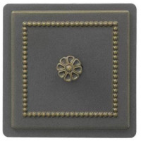 Дверца прочистная чугунная 235, бронза (Везувий)