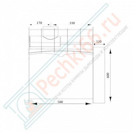 Банная печь Добрыня арка (Царь-Печи)