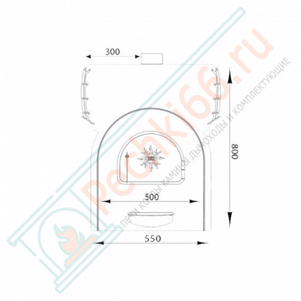 Банная печь Добрыня арка (Царь-Печи)