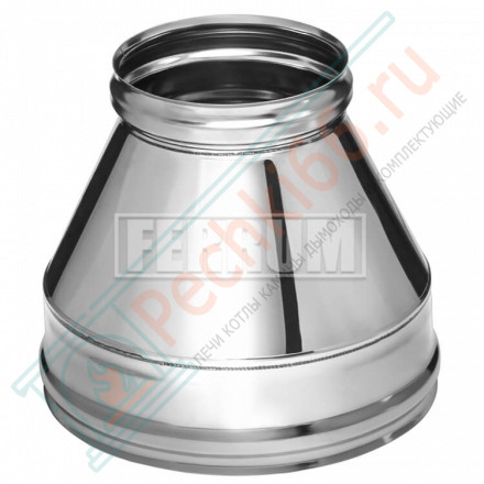 Сэндвич конус (НЕРЖ-430/0,5-НЕРЖ-420/0,5) d-80/160 (Ferrum GS)