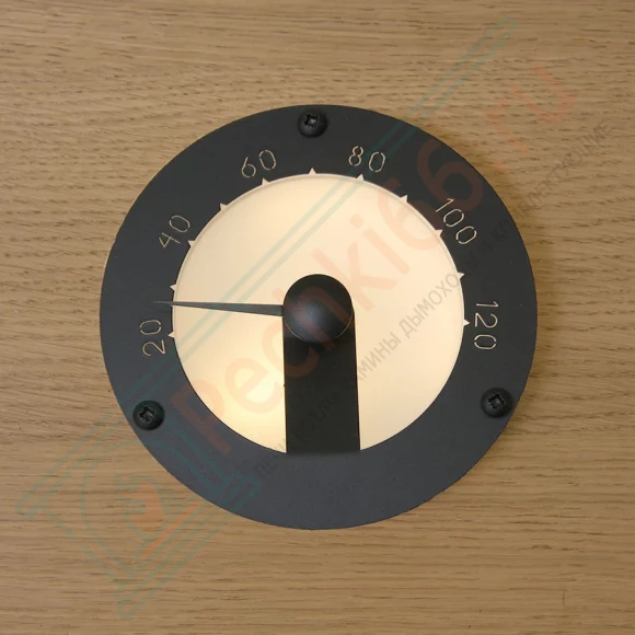 Термометр для сауны Cariitti черный, требуется 1 оптоволокно D=2-4 мм