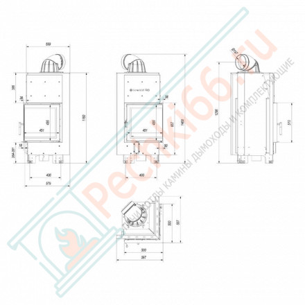 Стальная топка MBN/P/BS (Kratki)