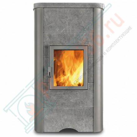 Печь-камин Карелочка талькомагнезит, с плитой (TalkoRus)