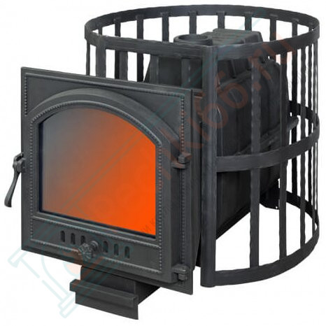 Чугунная печь для бани ПароВар 22 сетка-ковка К505 (FireWay) до 24 м3 в Сургуте