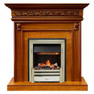 Каминокомплект Valletta - Орех с очагом Cavendish