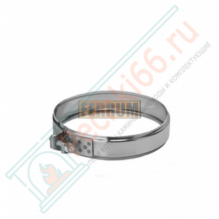 Хомут обжимной (НЕРЖ-430/0,5) d-180 (Феррум)