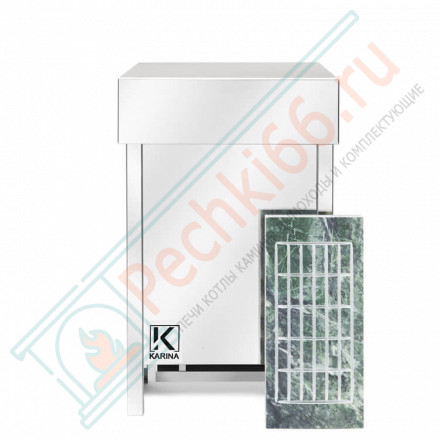 Электрокаменка Karina ECO горизонтальный в камне змеевик 380В (KARINA) до 12 м3