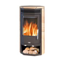 Печь-камин Baltik 6 с верхней плитой - бразильский песчаник (ABX)