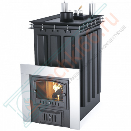 Печь для бани Домна-45К в пироксените (ИзиСтим)