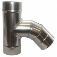 Тройник 135° (НЕРЖ-439/1,0) d-130 (УМК)