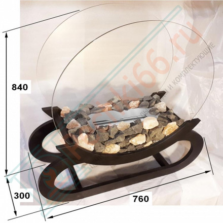 Биокамин Iris Ellipse (ZeFire)