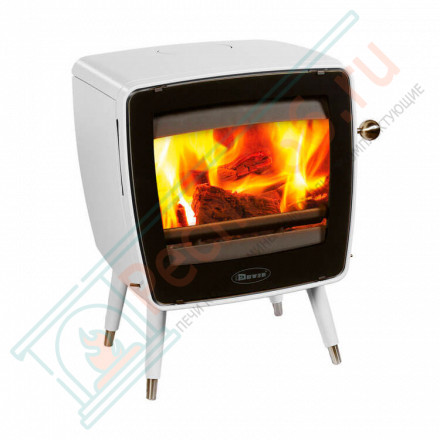 Чугунная печь Vintage35/E12, цвет - белый (Dovre)