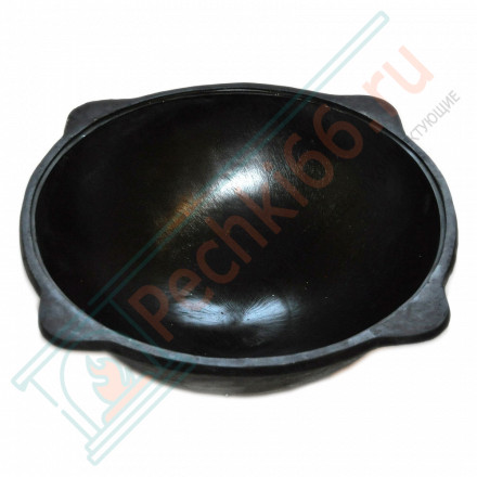 Узбекский чугунный казан круглое дно 30 л. без крышки (Наманган DAVR METALL)