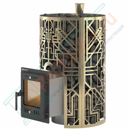 Печь для бани Эверест "Steam Master" GALAXY 24 INOX (210М) GOLD