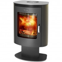 Печь-камин Визиера черная бронза (T.M.F) до 130 м3