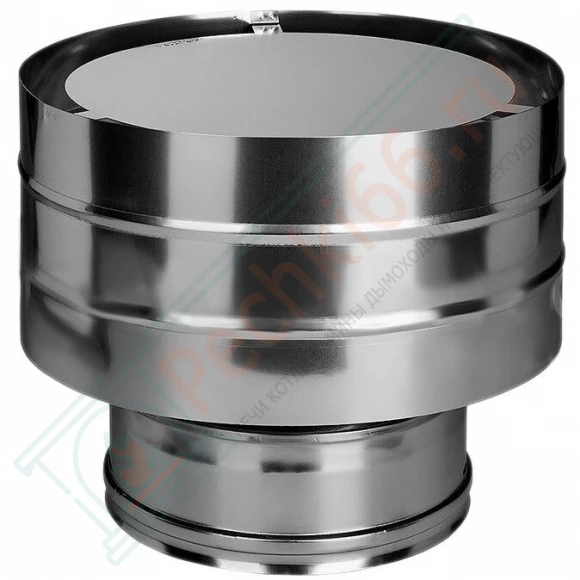 Дефлектор на трубу с изол (НЕРЖ-439/0,5-НЕРЖ-439/0,5) d-120/200 (Дымок) в Сургуте