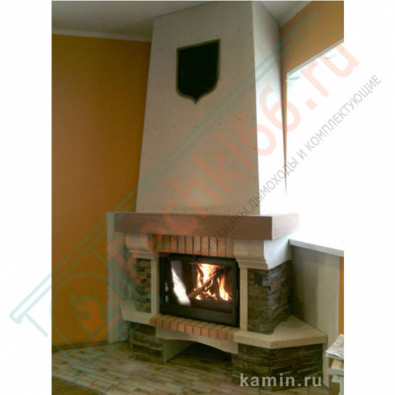 Чугунная топка C-18, с шибером (Ferlux) 10 кВт