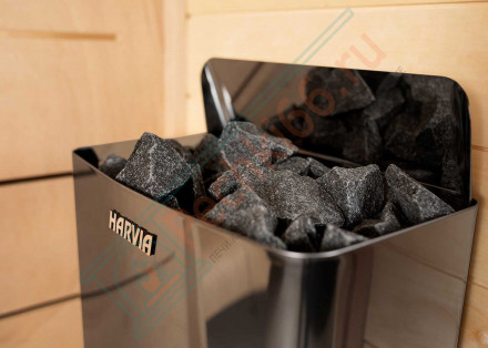 Электрокаменка The Wall SW90 Black Steel (Harvia)