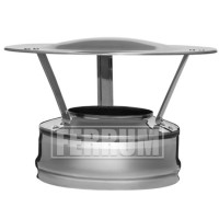 Оголовок для сэндвич дымохода (НЕРЖ-430/0,5-ОЦИНК/0,5) d-115/200 (Ferrum GS-Z) Оголовок для сэндвич дымохода (НЕРЖ-430/0,5-ОЦИНК/0,5) d-115/200 (Ferrum GS-Z)