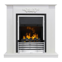 Каминокомплект Lumsden - Белый дуб с электроочагом Flagstaff