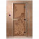 Стеклянная дверь для бани бронза матовая, "Банька в лесу", 1900х700 (DoorWood) в Сургуте