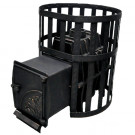 Чугунная печь для бани Купечница - 20 монолит (Шуйские печи) Чугунная печь для бани Купечница - 20 монолит (Шуйские печи)