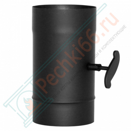 Задвижка VBR, черная (НЕРЖ-439/0,8) d-200 (Вулкан)