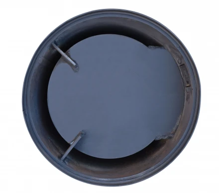 Печь для бани вертикальная-круглая 530 с выступом, бак 95 л, до 24 м3