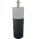 Печь для бани вертикальная-круглая 530, бак 95 л, до 24 м3 Печь для бани вертикальная-круглая 530, бак 95 л, до 24 м3