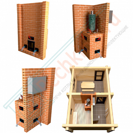 Печь для бани Сочи (ИзиСтим) до 22м3