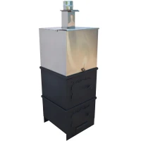 Печь для бани вертикальная, бак 120 л, до 22 м3