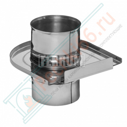 Шибер-задвижка (НЕРЖ-430/0,8) d-115 (Ferrum HF)