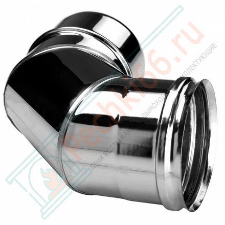 Отвод одностенный 90° (AISI-321/0,5мм) d-160 (Вулкан)