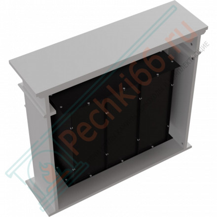 Биокамин AUGUST, белый (Kratki)