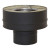Переходник моно-термо VBR черный (НЕРЖ-439/0,8) d-150/250 (Вулкан)