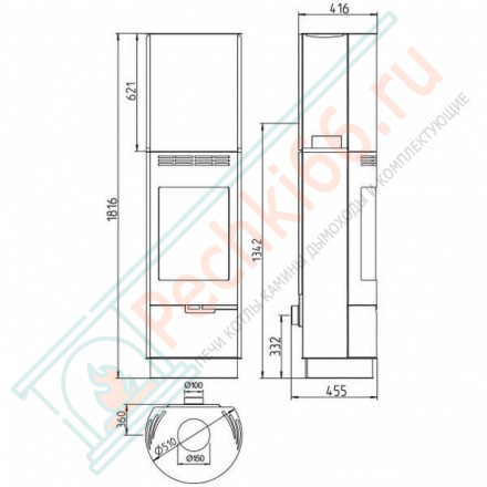 Печь-камин Sevilla (Thorma)